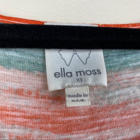 ELLA MOSS Printed Caftan Top Size XS - Picture 9 of 9